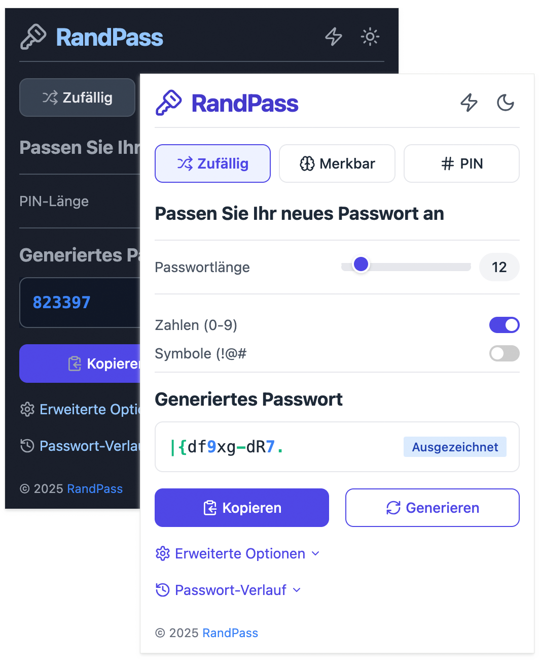 RandPass in German